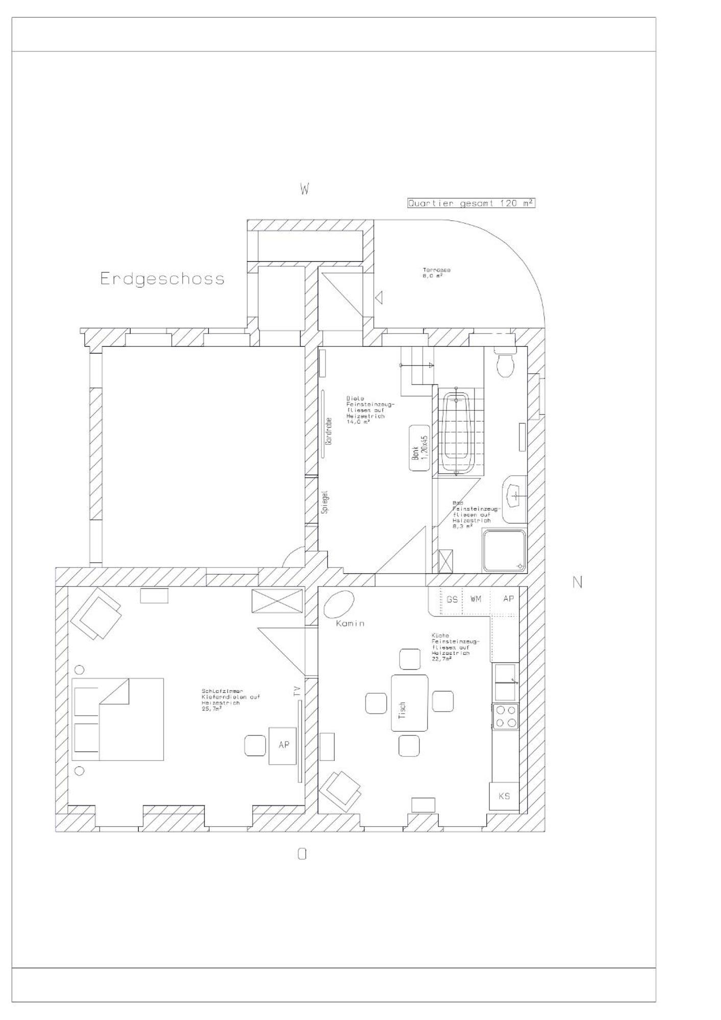 Quartier Im Gutshaus Apartment Вустермарк Екстериор снимка